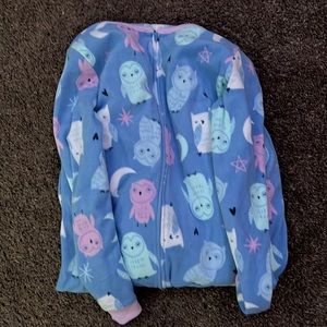 Carters pajamas onesie blue and pink colors this item is unworn